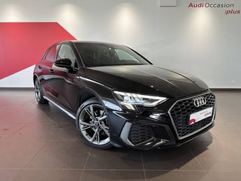  Voir détails -Audi A3 Sportback 40 TFSIe 204 S tronic 6 S Line à Roissy-en-France (95)
