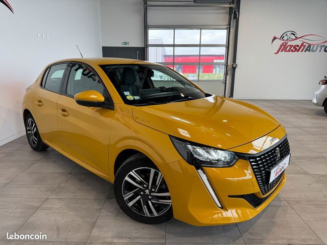 Peugeot 208 1.5 Blue HDi 100cv ALLURE-GPS-2021 Jaune de 2021