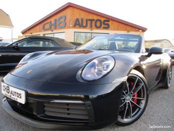  Voir détails -Porsche 911 992 carrera 4s 450ch cabriolet noir sig à Rixheim (68)