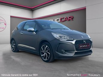  Voir détails -Citroen DS 3 PureTech 110 SS BVM5 Dark Side GARANTI à  La Farlde (83)