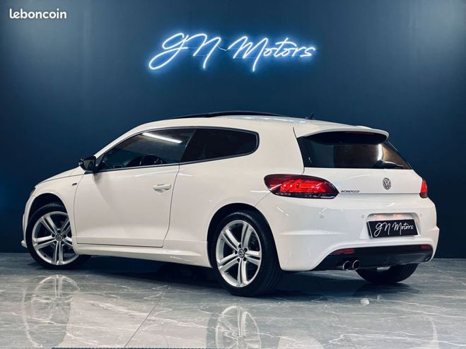 Volkswagen Scirocco 2 tdi 140 fap sportline pack r line comp Blanc de 2012