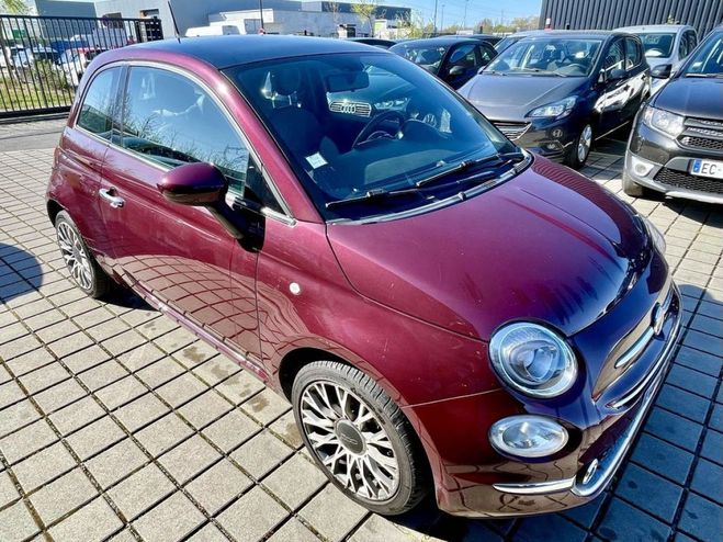 Fiat 500 1.2L 70CH PACK LOUNGE Cerise Mtallis de 2019