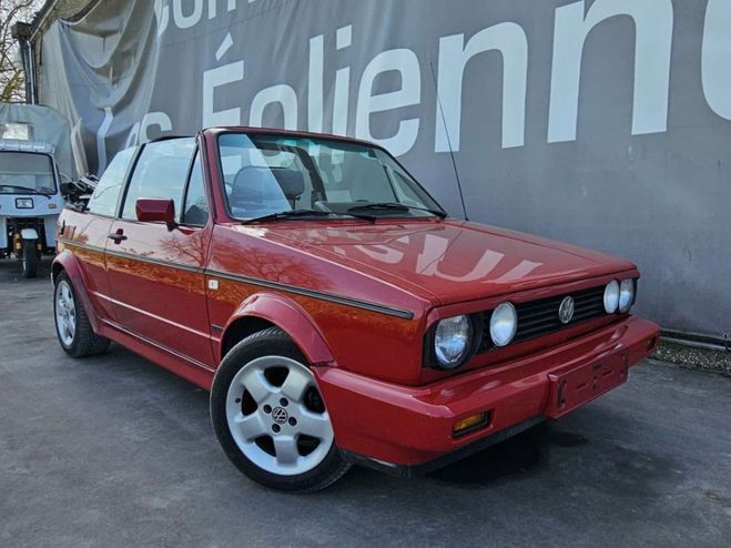Volkswagen Golf Cabriolet 1800 Carbu KARMANN Rouge Mtallis de 