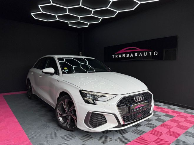Audi A3 Sportback 35 TDI 150 S tronic 7 S Line / Blanc de 2020
