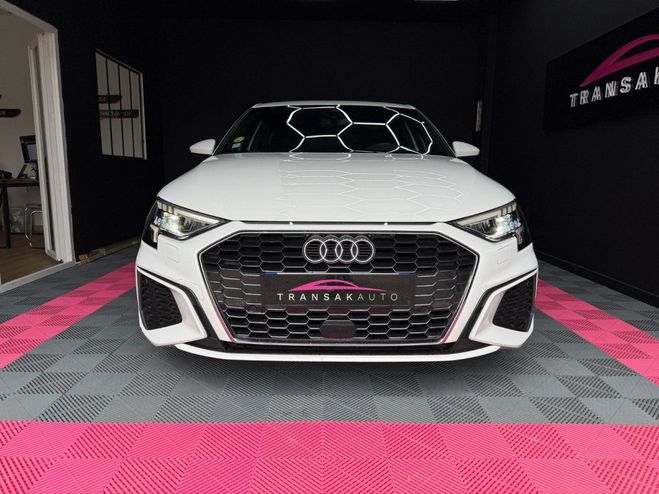 Audi A3 Sportback 35 TDI 150 S tronic 7 S Line / Blanc de 2020