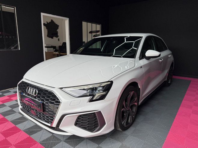 Audi A3 Sportback 35 TDI 150 S tronic 7 S Line / Blanc de 2020