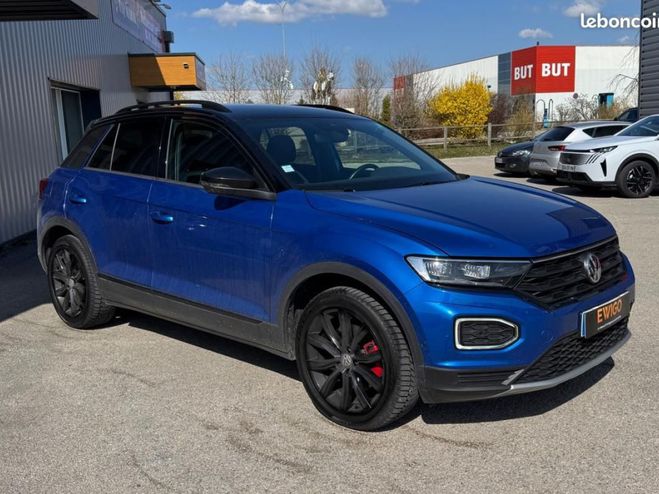 Volkswagen T Roc 2.0 TDI 190ch CARAT 4MOTION DSG7 Bleu de 2019