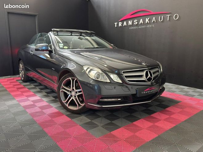 Mercedes Classe E CABRIOLET 220 CDI BlueEfficiency Executi Gris de 2012