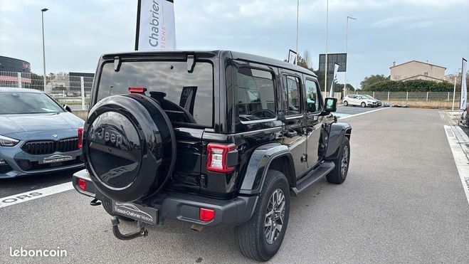 Jeep Wrangler MY21 Unlimited 4xe 2.0 l T 380 ch PHEV 4 Noir de 2022