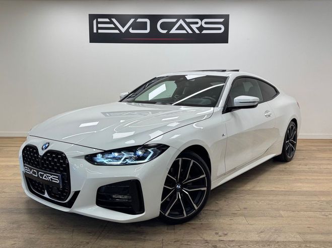 BMW Serie 4 420dA xDrive MSport 1ere main / Camra 3 Blanc de 2021