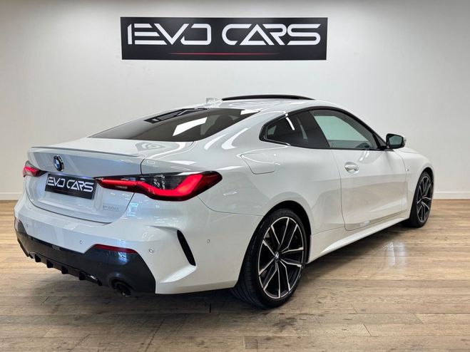 BMW Serie 4 420dA xDrive MSport 1ere main / Camra 3 Blanc de 2021
