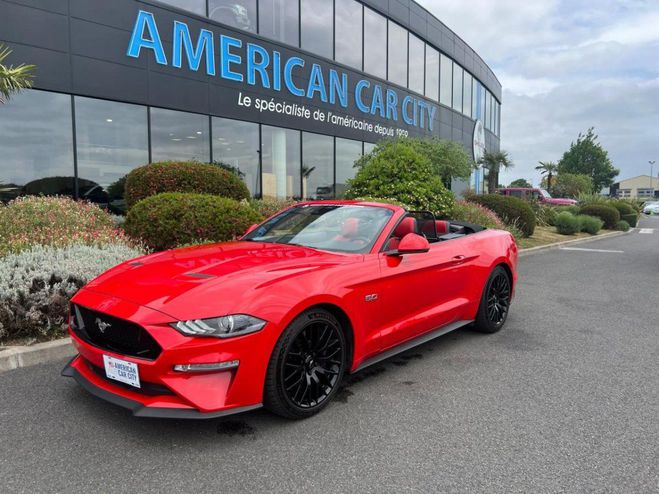 Ford Mustang GT CABRIOLET V8 5.0L BVA10 Rouge de 2018