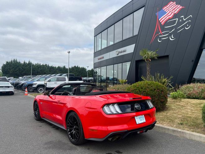 Ford Mustang GT CABRIOLET V8 5.0L BVA10 Rouge de 2018