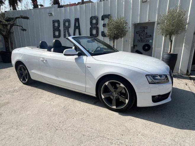 Audi A5 Cabriolet 2.0 TFSI - 211 S Line PHASE 1 BLANC de 2009