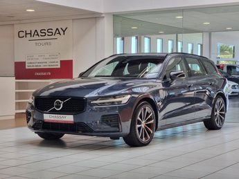  Voir détails -Volvo V60 II (2) T6 AWD HYBRIDE RECHARGEABLE 253 C à Tours (37)