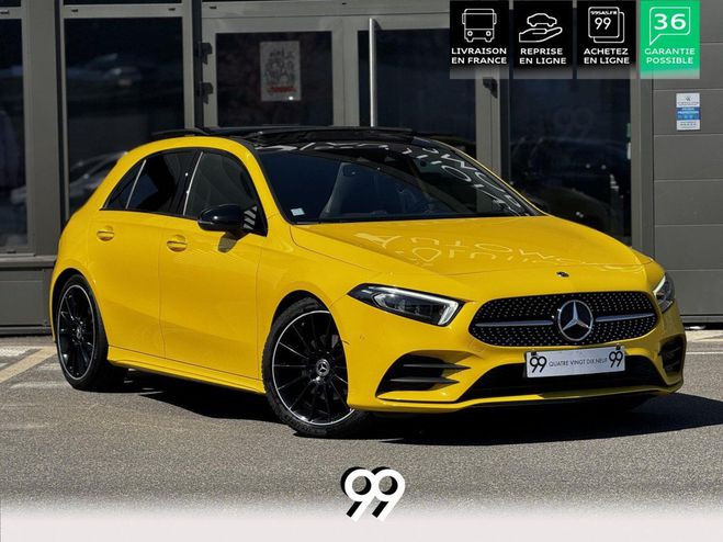 Mercedes Classe A 200D AMG LINE 150CV TO BURMESTER REPRISE JAUNE SOLEIL UNIE de 2021