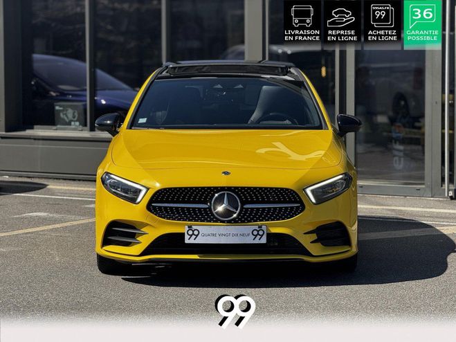 Mercedes Classe A 200D AMG LINE 150CV TO BURMESTER REPRISE JAUNE SOLEIL UNIE de 2021