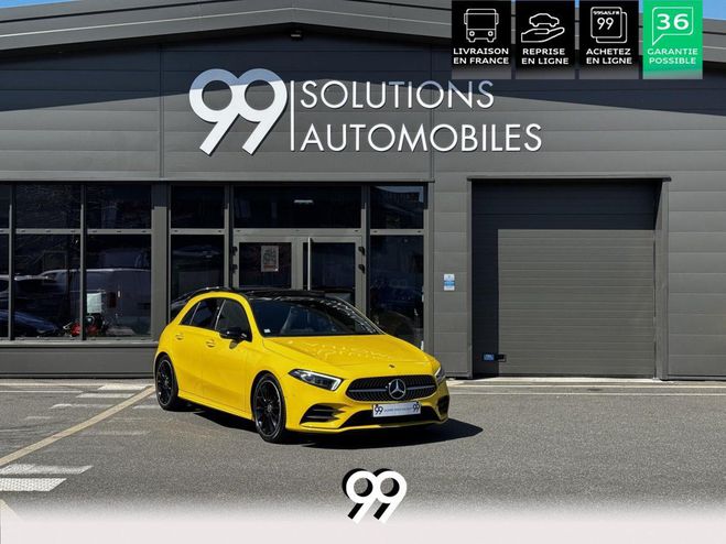 Mercedes Classe A 200D AMG LINE 150CV TO BURMESTER REPRISE JAUNE SOLEIL UNIE de 2021
