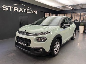  Voir détails -Citroen C3 1.2 PURETECH 82CV Feel BVM à Boulogne-Billancourt (92)