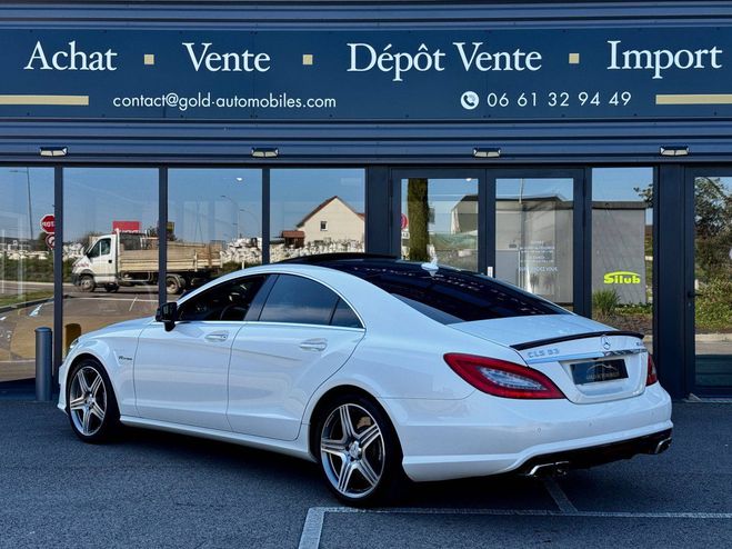 Mercedes Classe CLS II (W218) 63 AMG 7G-Tronic + Blanc Diamant Mtallis de 2014
