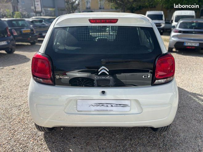 Citroen C1 commercial deriv vp 2 places tva recuper Blanc de 2016