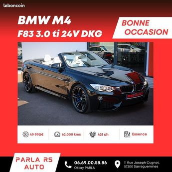  Voir détails -BMW M4 (F83) Cabriolet 3.0 ti 24V DKG 431ch bo à Sarreguemines (57)