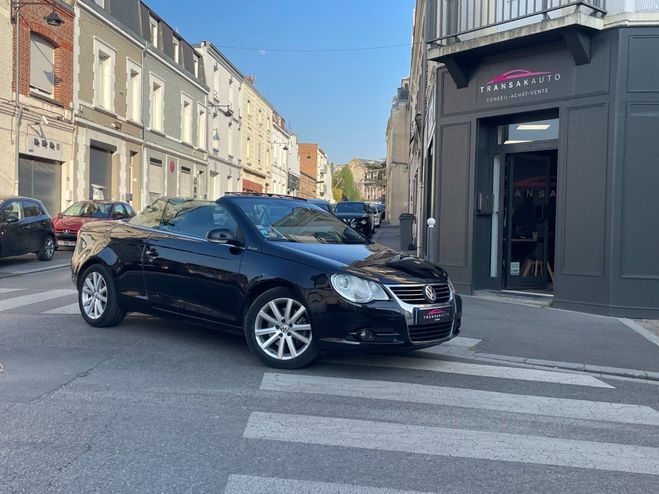 Volkswagen Eos 2.0 16S TDI 140 CR FAP Carat DSG6 / CAB  Noir de 2010