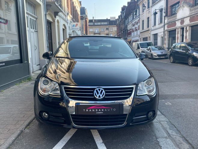 Volkswagen Eos 2.0 16S TDI 140 CR FAP Carat DSG6 / CAB  Noir de 2010