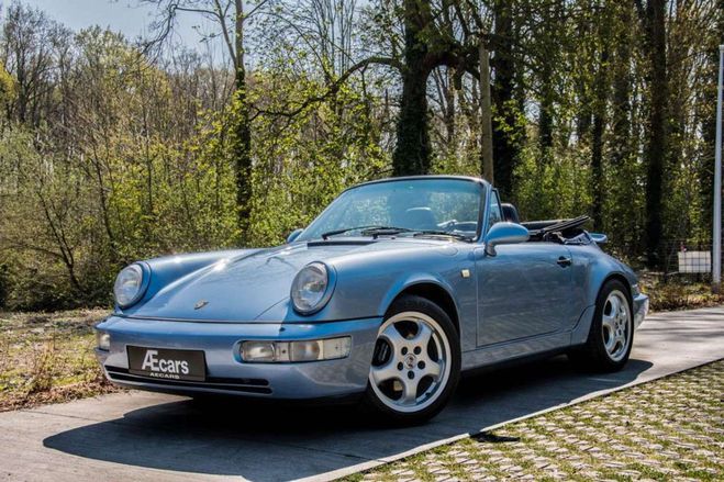Porsche 911 964 CARRERA CABRIOLET TIPTRONIC FULL HIS Bleu Métallisé de 
