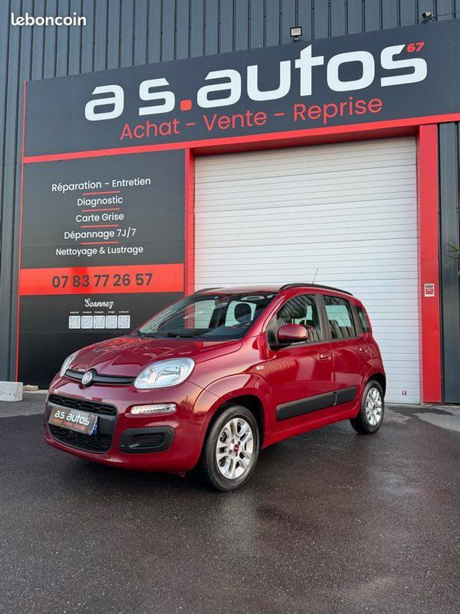 Fiat Panda 0.9 8V TWINAIR 85CH S&S CITADINE FAIBLE  Bordeaux de 2014