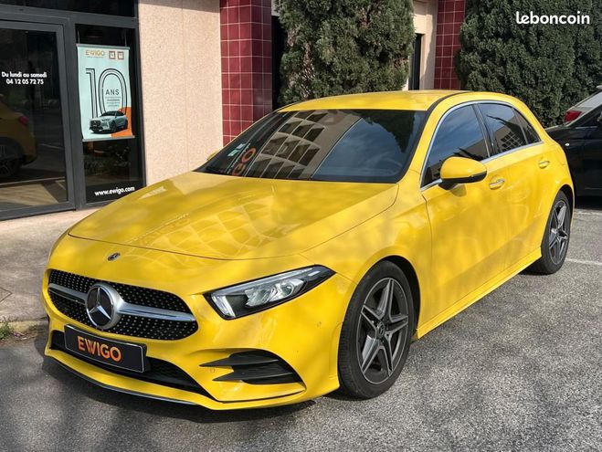 Mercedes Classe A 180D 116CH AMG LINE 7G-DCT Jaune de 2020