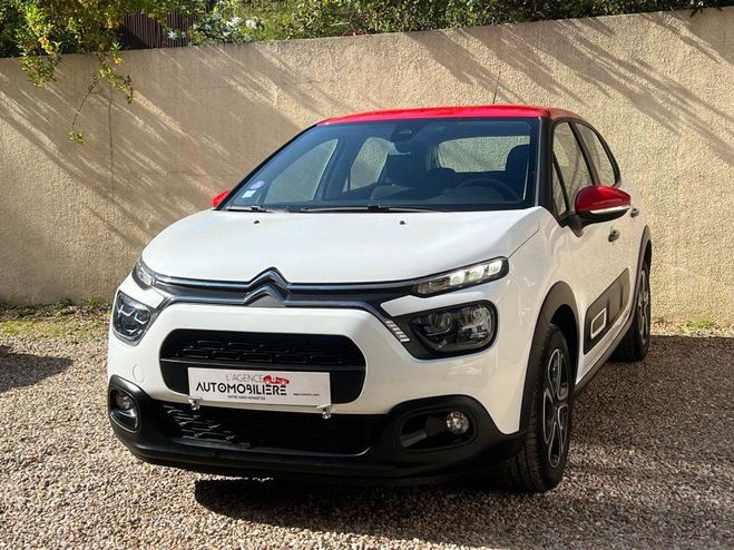 Citroen C3 III 1.2 PURETECH 83 S&S SHINE *1ERE MAIN Blanc de 2023