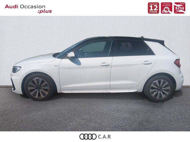 Audi A1 Sportback 25 TFSI 95 ch S tronic 7 S Lin Blanc de 2024