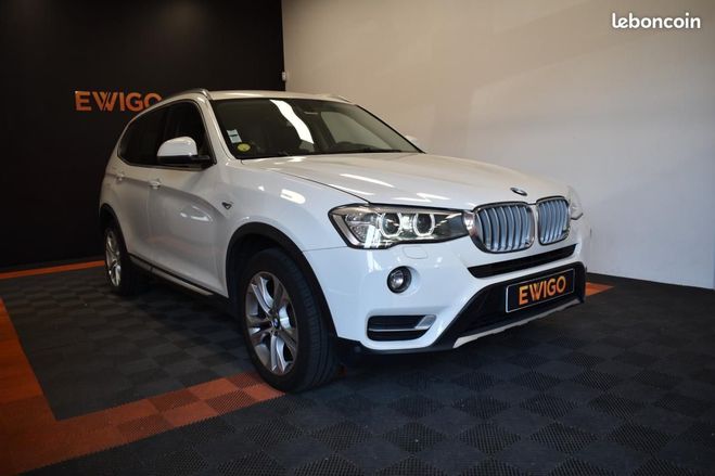 BMW X3 30D 258ch LUXURY XDRIVE LED CAMERA CUIR  Blanc de 2014