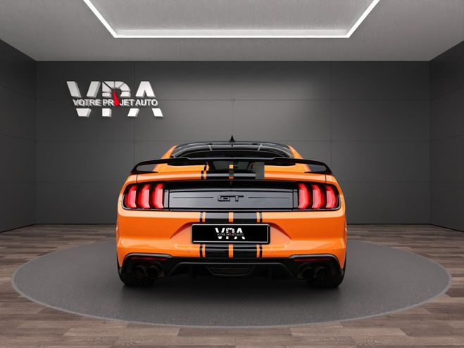 Ford Mustang 5.0 V8 GT ? 460 ch Pack Sport Caméra de  Orange de 2021