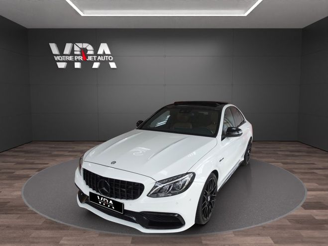 Mercedes Classe C AMG C63 ? 476 ch Toit pano, Burmester, � Blanc de 2016