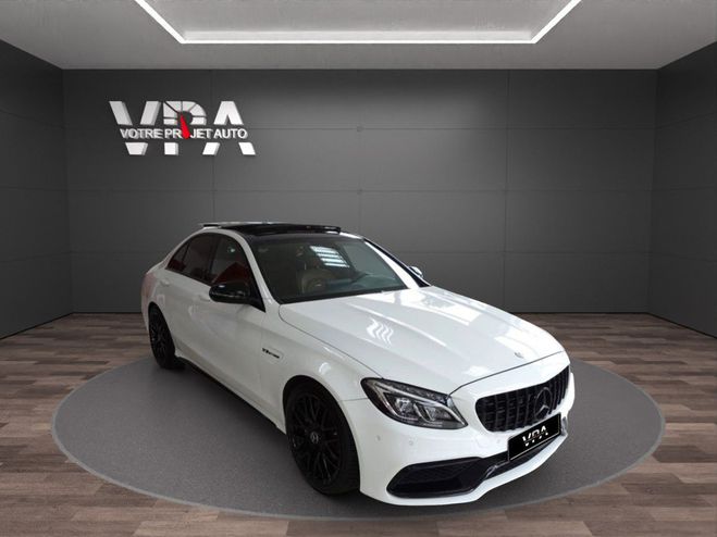 Mercedes Classe C AMG C63 ? 476 ch Toit pano, Burmester, � Blanc de 2016