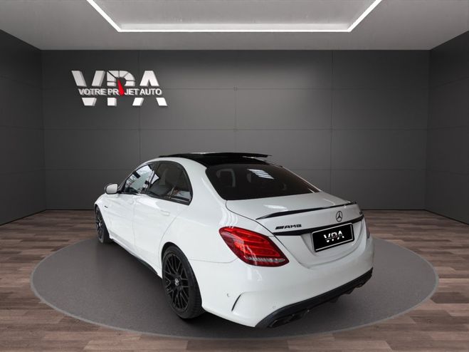 Mercedes Classe C AMG C63 ? 476 ch Toit pano, Burmester, � Blanc de 2016