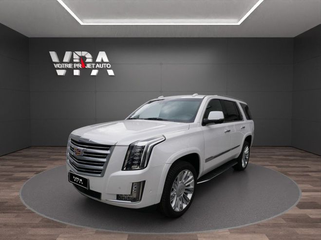 Cadillac Escalade 6.2 V8 | 426 ch | Platinum | 8 places |  Blanc de 2018