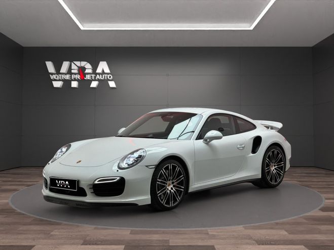 Porsche 911 Turbo 991 | 3.8L 521 ch | Sport Chrono | Blanc de 2013