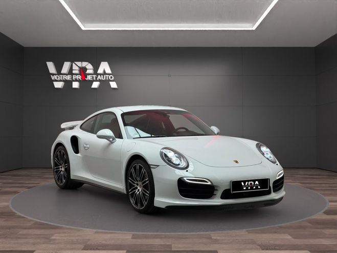 Porsche 911 Turbo 991 | 3.8L 521 ch | Sport Chrono | Blanc de 2013