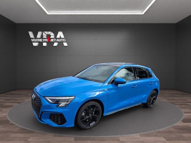 Audi A3 40 TFSI e S tronic S line ? Hybride rech Bleu de 2021