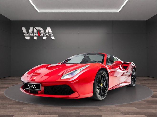 Ferrari 488 Spider 3.9 V8 670 ch F1 ? Rosso Corsa Ja Rose de 2018