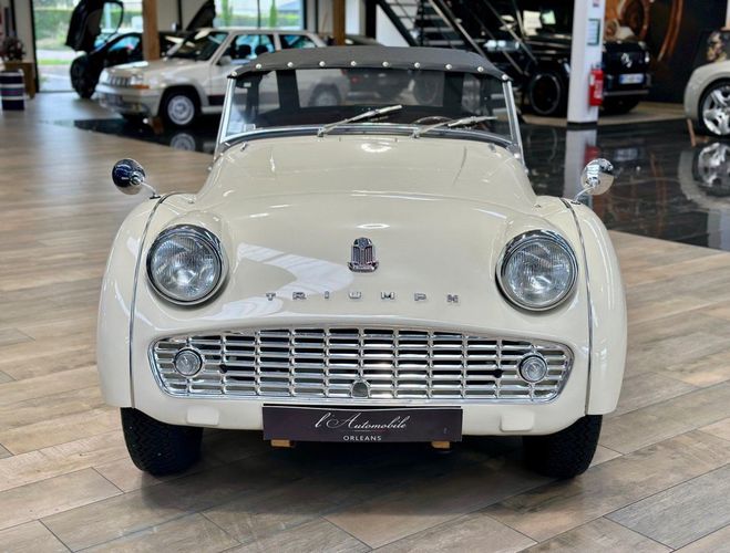 Triumph TR3 3 100ch 1959 s Blanc de 1959