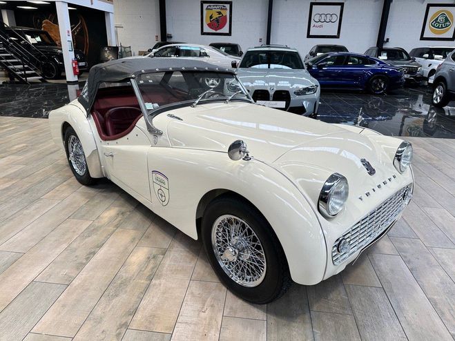 Triumph TR3 3 100ch 1959 s Blanc de 1959