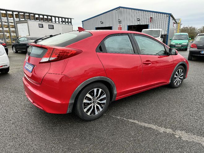 Honda Civic 1.6 i DTEC 120 Elgance ROUGE de 2013