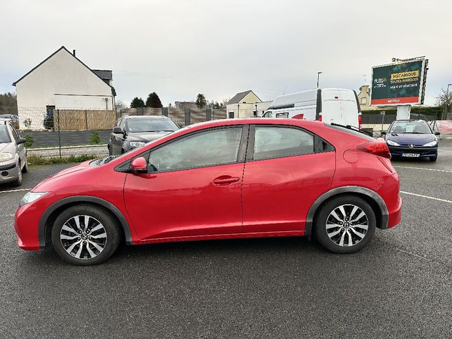 Honda Civic 1.6 i DTEC 120 Elgance ROUGE de 2013