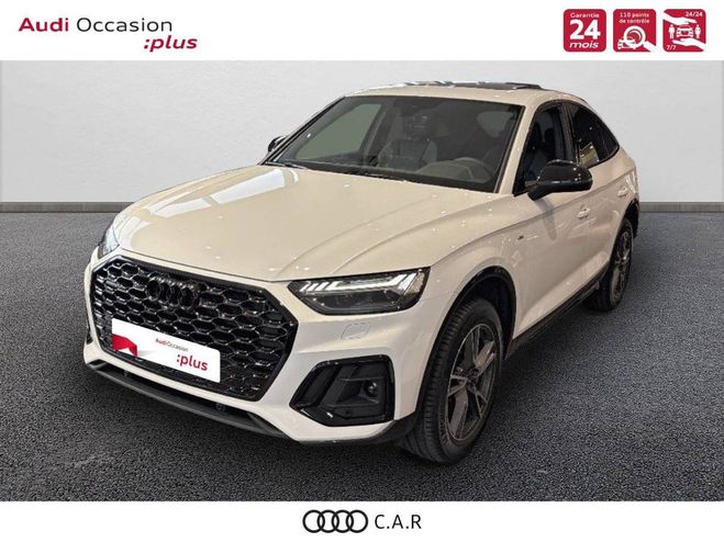 Audi Q5 Sportback 50 TFSIe 299 S tronic 7 Quattr Blanc de 