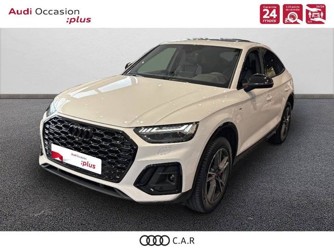 Audi Q5 Sportback 50 TFSIe 299 S tronic 7 Quattr Blanc de 
