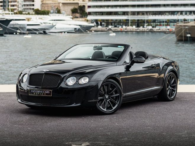 Bentley Continental GTC W12 SUPERSPORT 630 CV - MONACO Noir de 2011